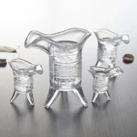 DesignerParad2 New Retro Chinese Emperor Cup Ancient Tripod Base Whiskey Shot Glass Chinese Wine Gla
