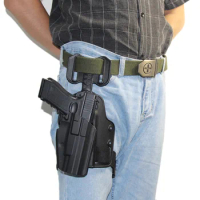 Drop Leg Gun Holster for Glock 17 19 22 BERETTA M92 CZ75 TAURUS PT840 HK USP Holster Pistol Airsoft Platform Outdoor CS