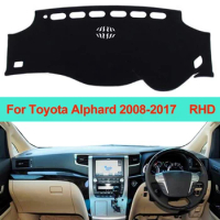Car Inner Dashboard Cover Dash Mat Carpet Cushion Sun Shade For Toyota Alphard 2008 2009 2010 2011 2012 2013 2014 2015 2016 2017