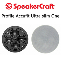 【澄名影音展場】美國SpeakerCraft Profile Accufit Ultra slim One 圓形崁頂/嵌入式喇叭/支/無邊框網罩