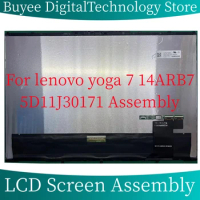 14 Inch For lenovo yoga 7 14ARB7 5D11J30171 Assembly With Frame Board LCD Screen Digitizer Display Replacement