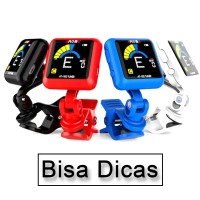 Aroma AT-102 Tuner Digital Alat Stem Gitar Akustik Elektrik Klasik Bass Violin Biola Ukulele Chromat