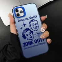 เคสโทรศัพท์แบบนิ่มบางเฉียบ โปร่งใสและฝ้า สำหรับ iPhone 11 PRO MAX, Semi Zone Out