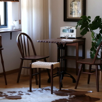 奶茶正方形方桌藝桌多功能複古做舊實木古董桌咖啡桌甜桌