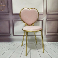 《Chair Empire》CH057法式餐椅/愛心餐椅/金色餐椅/絨布椅/書桌椅/化妝椅/愛心椅/工業風餐椅/餐椅/椅凳/
