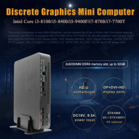 Powerful Mini PC Intel Core 8th i3-8100U/i5-8400U/i5-8500U/i7-8700U Dual Graphics Nvidia GTX1050ti Gaming PC 5G AC WIFI