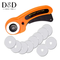 10pcs Rotary Cutter Blades 45mm SKS-7 High-Carbon Steel Rotary Cutter