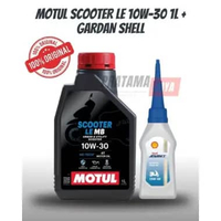 OLI MOTUL SCOOTER LE 10W30 1L & OLI GARDAN SHELL ORIGINAL