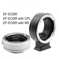 EF-EOSR Auto Focus Lens Adapter Ring with Drop in CPL/ND Filter for canon EF EF-S Lens to canon EOSR RP R5 R6 Camera