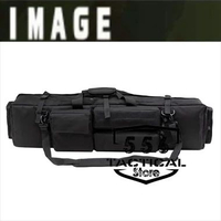Tas Tactical Panjang M249 100cm Long Tactical Gear Bag Nylon Multifungsi Banyak Kompartemen - HITAM