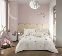 AKEMI KIDS TENCEL Lyocell Tickle Fun Whimsy Wonder Bed Sheet Set & Quilt Cover Queen