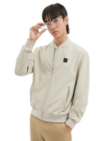 เสื้อแจ็คเก็ตผู้ชาย Essential Bomber Jacket สีครีม