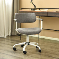 Nordic Fabric Office Chairs Swivel Gaming Chair Modern Home Furniture Girls Bedroom Makeup Chair Backrest Student Computer Chair