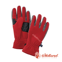 Wildland 荒野 中性 防風保暖翻指手套-紅色 W2011-08(保暖手套/翻指手套/機車/旅遊)