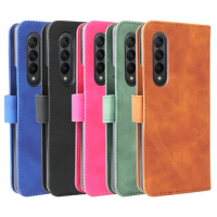 Flip Leather Case For Samsung Galaxy Z Fold 4 Case Wallet Book Cover For Samsung Galaxy Z Fold4 Cover Magnetic Phone Bag
