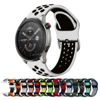 GTR4 Bracelet 22mm Wrist Straps For Amazfit GTR 4 3 Smartwatch Silicone Watchband For Amazfit GTR 3 Pro/2/2e/47mm/Stratos
