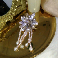 bros Mutiara Air tawar Mutiara Baroque  handmade Harian