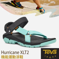 【TEVA】女 Hurricane XLT2 可調式 耐磨運動織帶涼鞋(含鞋袋).休閒涼鞋.海灘鞋.非Keen Chac
