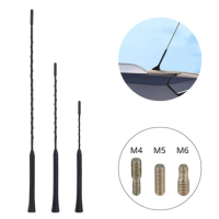 9/11/16 Inch Car Roof Mount Mast Antenna Universal Stereo Radio FM AM Signal Aerial Amplified Antenna Mast Whip For VW Toyota