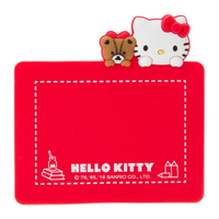 大賀屋 Hello Kitty 矽膠 印章墊 小熊 紅 三麗鷗 凱蒂貓 KT 日貨 正版授權 L00010323