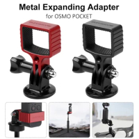 For DJI Pocket 2 Aluminum Alloy Adapter Extension Mount for Gopro DJI OSMO POCKET Gimbal Accessories
