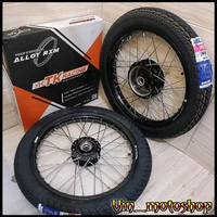 Paket Velg TK Racing Ring 18 160 185 & 185 215 Tromol Original Ban IRC NR 65 275 & 300 18 - tk Racin