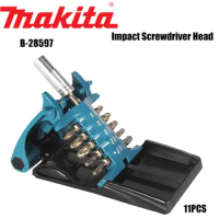 Makita B-28597 Twisted Cross Bit Set Electric Hand Drill Electric Screwdriver Bit Hexagon Handle 11 pcs
