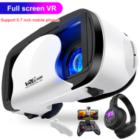 VR Shinecon Virtual Reality Glasses 3D VR Glasses Stereo Helmet Headset With Remote Control For IOS Android 3D Virtual World