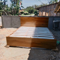 dipan hidrolik kayu jati 160×200 cm