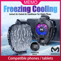 Memo DL05 FL05 DLA7 Mobile Phone radiator 4-7 inch mobile phone cooling fan, iPhone Samsung cooling pad back clip fan