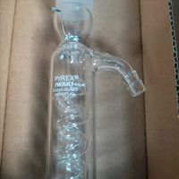 IWAKI PYREX Graham Condenser - Kondensor Spiral Kaca Borosilikat Original