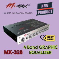 M-MAX MX328 ปรีแอมป์ 4 BAND แบบ 6 CH คุ้มค่าคุ้มราคา