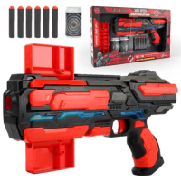 Childrens Cartridge Manual Soft Bullet Gun Suit for Nerf Bullets Toy Pistol Gun Dart Blaster Toy Gun