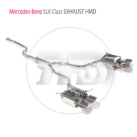 HMD Stainless Steel Exhaust System Performance Catback For Mercedes Benz SLK Class SLK200 SLK280 SLK300 SLK350 Car Muffler