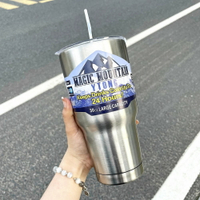冰霸杯 900ML 保溫瓶 304 不鏽鋼 保溫杯 保冰杯 酷冰杯 冰壩杯 30oz【DK430】 123便利屋