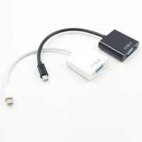 200pcs/lot For MacBook Air Pro iMac Mac Mini Thunderbolt Mini DisplayPort Display Port Mini DP To VGA Cable Adapter 1080P