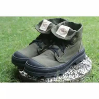MND FOOTWEAR - Sepatu Boots Pria Blackmaster Palladium Hand Made Bandung 43 Hijau