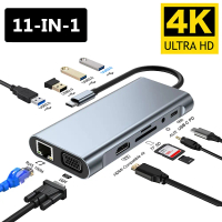Hub USB C, Tương thích với 4K 30Hz, Bộ Chuyển Đổi Type C sang HDMI, Bộ Chuyển Đổi USB 3.0, Dock Type