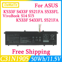 C31N1905 Laptop Battery For ASUS K533F S433FL S521FA S533FL V533F For VivoBook S14 S433 M433 S433FL VivoBook S15 S533 S533EQ
