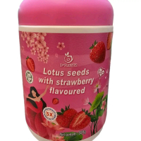 Bubuk akar teratai strowbery colagen(logo halal)500gr