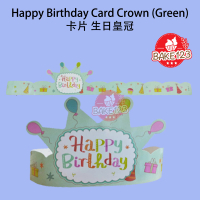 Happy Birthday Crown (Green) LH-MZ054