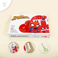 K071 Spiderman - Souvenir Ulang Tahun Mainan Anak Papercraft Gunting + Lem