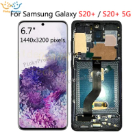 OLED For Samsung Galaxy S20 Plus LCD Display 6.7" Samsung S20+ G985F/DS G986B Display LCD Touch Screen for samsung s20 Plus 5G