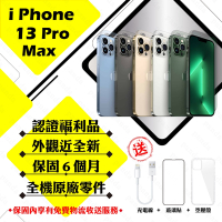 【Apple 蘋果】A+級福利品 iPhone 13 PRO MAX 128G 6.7吋 智慧型手機(外觀近全新+全機原廠零件)