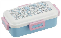 大賀屋 日本製 哆啦A夢 便當盒 午餐盒 餐盒 學生 保鮮盒 扣式 可微波 盒子 塑膠盒 餐具 正版 J00019056