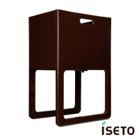 ISETO 折疊高腳置物籃 (咖啡糖)