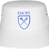 Emory University Bucket Hats Fashion Sun Cap Packable Outdoor Fisherman Hat for Women and Men Black