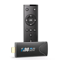 20pcs/lot H98mini Smart TV Stick Android10.0 TV BOX 2GB 16GB Allwinner H616 OTG 3D 4K HＤR Wifi Media Player Mini USB TV Dongle