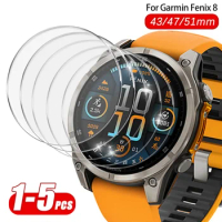 Screen Protector Glass for Garmin Fenix 8 43mm/47mm/51mm 7 7S 7X 6 6S 6X Solar Scratch resistant HD 