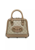 Gucci 二手 Gucci Mini GG Supreme 馬銜扣 1955 手提包